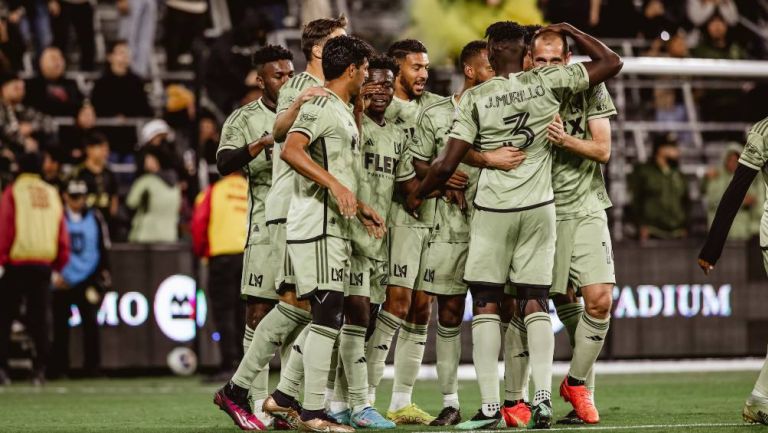 LAFC en festejo de gol