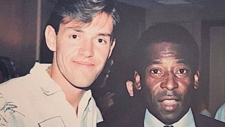 Murrieta con Pelé 