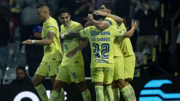 América en festejo de gol