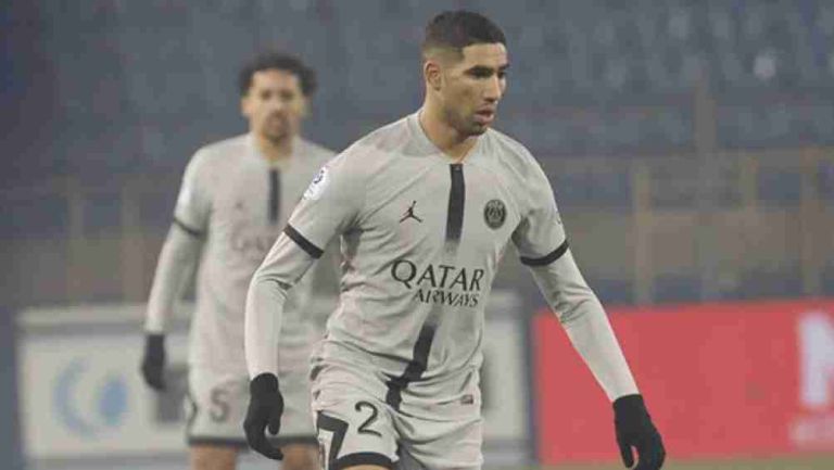 Achraf Hakimi, jugador de PSG fue acusado por violación, informan medios franceses