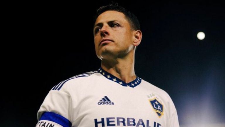 Chicharito Hernández con el Galaxy