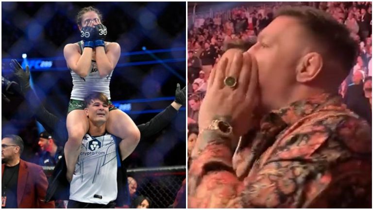 Conor McGregor felicitó a la peleadora Alexa Grasso