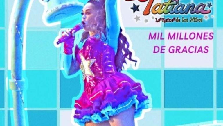 Tatiana festejando mil millones de reproducciones