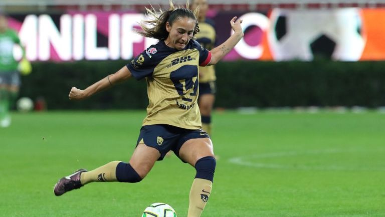 Dinora Garza, futbolista de Pumas Femenil