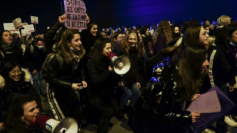 Mujeres en un acto por el Día Internacional de la Mujer