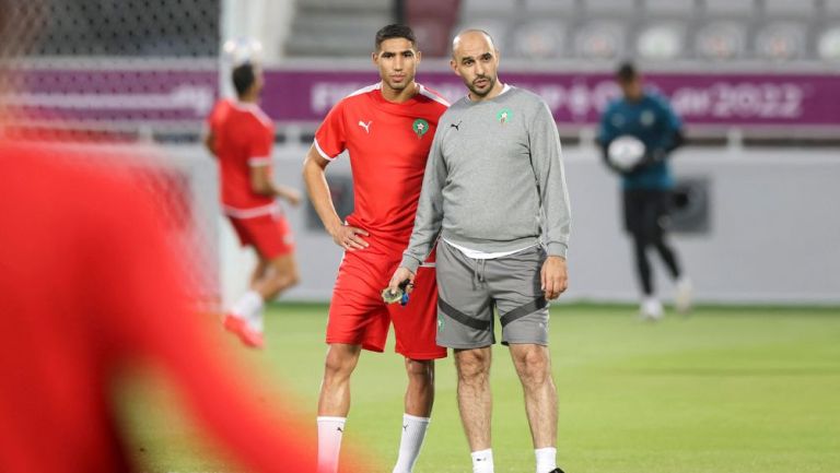 Achraf Hakimi es respaldado por el técnico de su selección