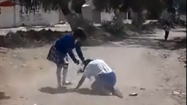 Pelea entre alumnas de secundaria