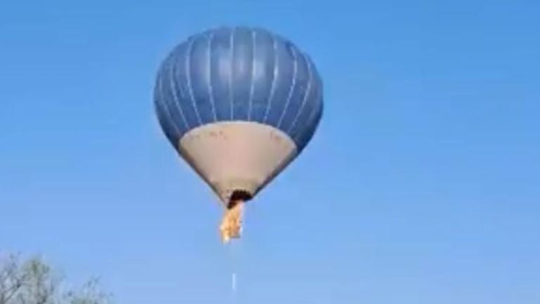 Globo aerostático se incendia en Teotihuacán; se reportan personas muertas