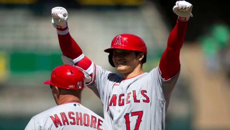 El japonés Shohei Ohtani hizo un cuandrangular