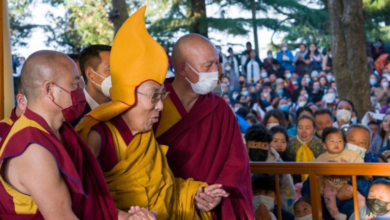 El Dalai Lama durante un evento