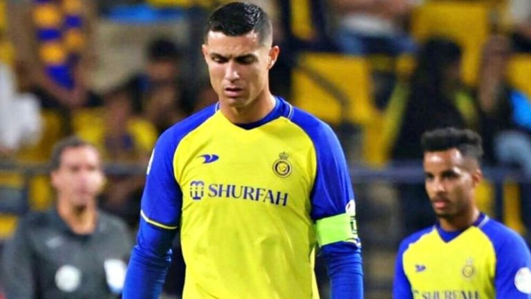 Cristiano Ronaldo en la eliminación del Al Nassr de la Copa Saudí