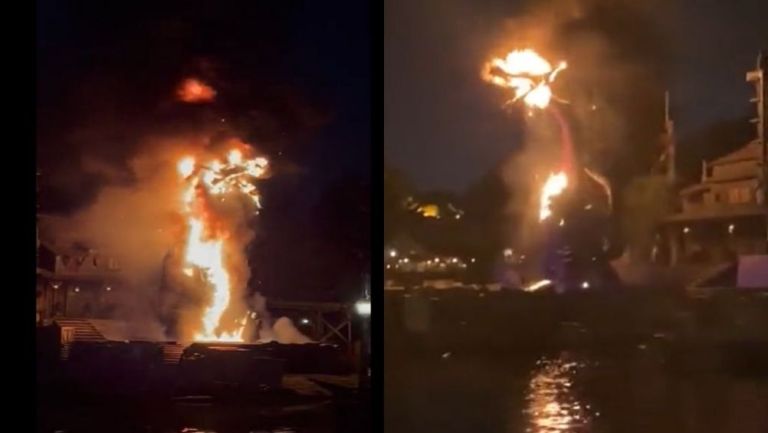 Los visitantes fueron evacuado tras el incidente en el show 'Fantasmic'