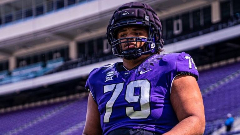 NFL Draft prospect Steve Avila talks TCU's talent show, facing Mazi Smith,  pancaking Aaron Donald and the story behind his name, NFL News