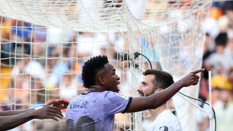 Vinicius recibió mensajes de racismo en Mestalla