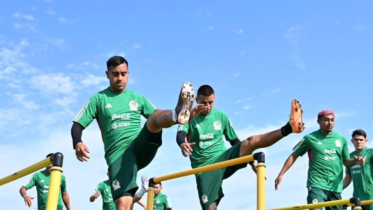La Selección Mexicana entrenando de cara a la Copa Oro 