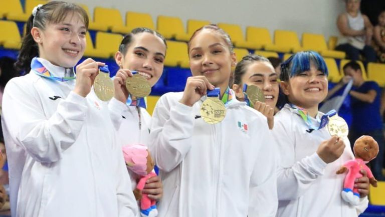 Alexa Moreno se repuso a caída para ganar el oro con el equipo femenil de Gimnasia