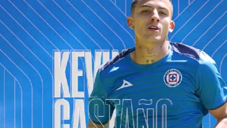 Cruz Azul anuncia oficialmente la incorporación de Kevin Castaño 