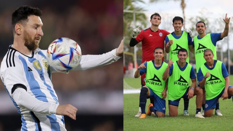 Messi en juegos amistoso de Argentina