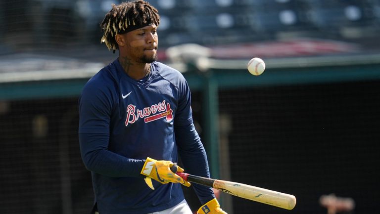 ¡Histórico! Ronald Acuña Jr. primero con 20 jonrones, 40 robos y 50 producidas antes del receso