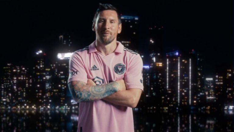 Messi ya usa los colores del Inter Miami