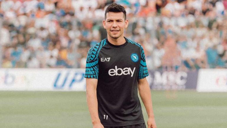 ¿Se queda? Chucky Lozano fue titular con el Napoli en partido amistoso contra Girona