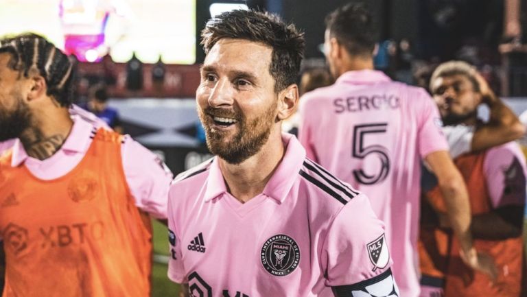 Messi se nota feliz en el Inter Miami