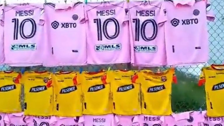 Las playeras de Messi con el Inter de Miami