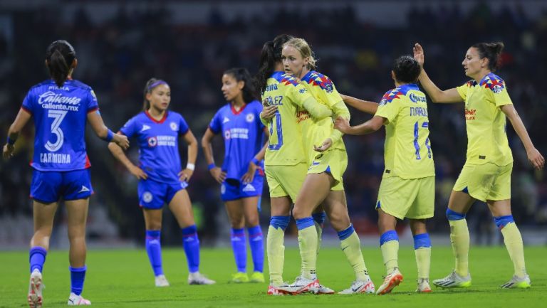 América goleó a Cruz Azul en Clásico Joven Femenil