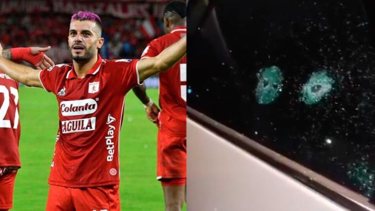 Balacean camioneta de un jugador del América de Cali