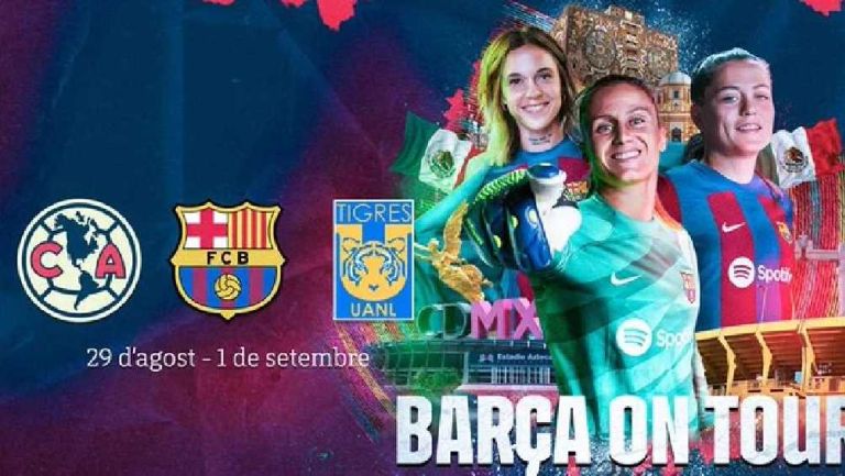 Barcelona Femenil llegó a México sin sus jugadoras Campeonas del Mundo