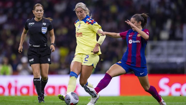 Jocelyn Orejel contra Barcelona Femenil