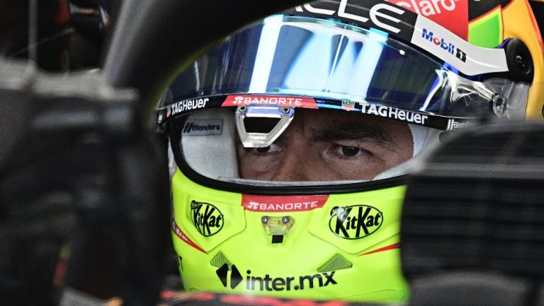 Checo Pérez en el GP de Italia