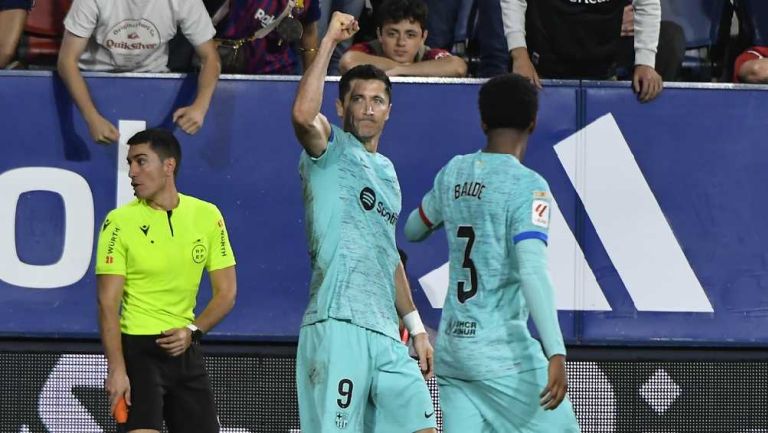 Barcelona sacó la victoria ante el Osasuna en los minutos finales y regresó al Top 3