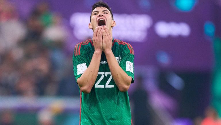 Chucky Lozano en Qatar 2022 con la Selección Mexicana