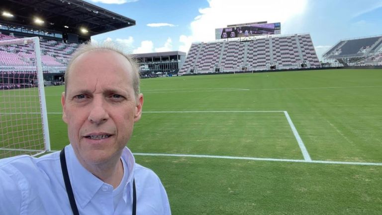 Paco en el estadio del Inter Miami 