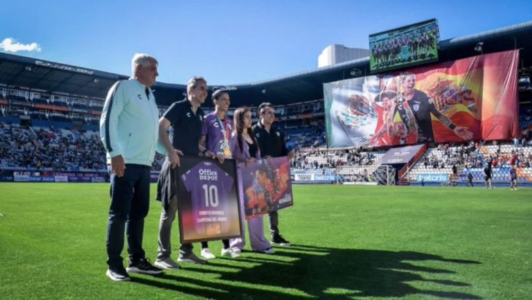 El homenaje de Pachuca a Hermoso