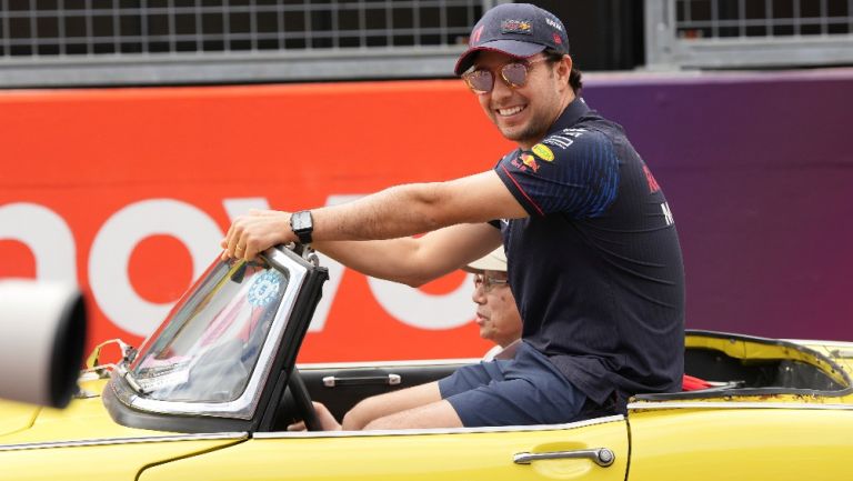 Checo Pérez en el GP de Japón