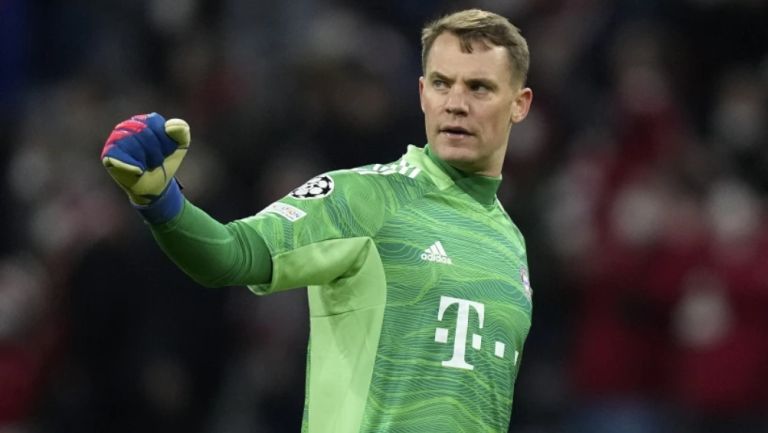 Manuel Neuer jugando con el Bayern 