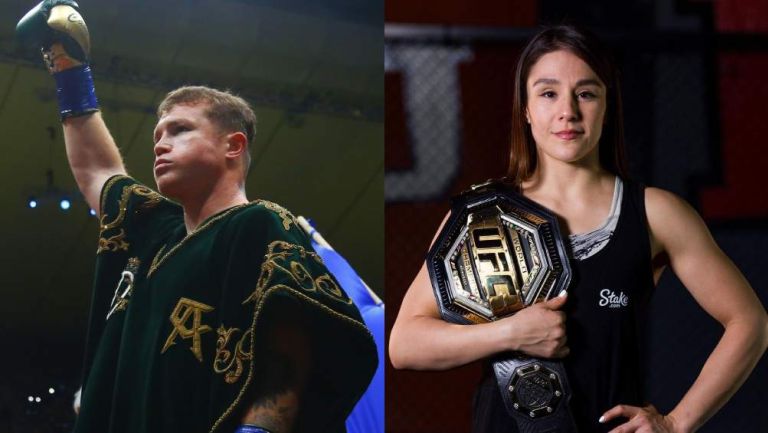 'Canelo' Álvarez elogió a Alexa Grasso: "Es un orgullo verla pelear"