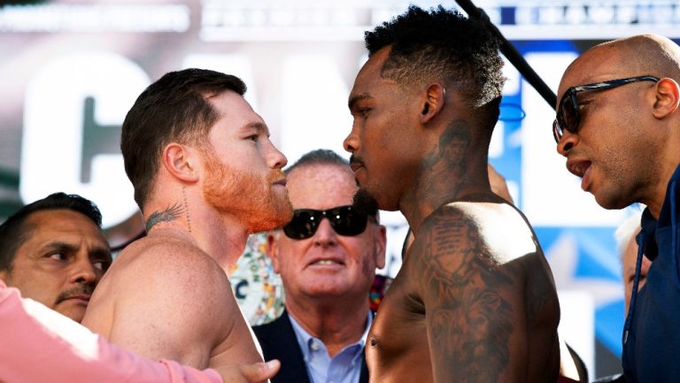 Canelo y Charlo previo a su pelea en Las Vegas