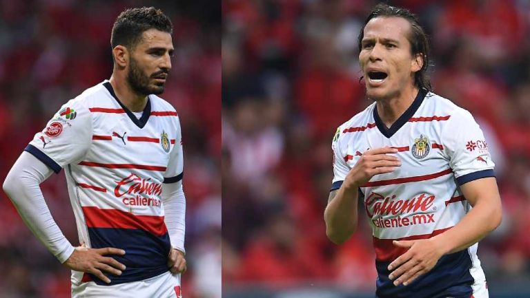 ¿Problemas en Chivas? Pollo Briseño y Oso González discutieron tras el gol de Toluca