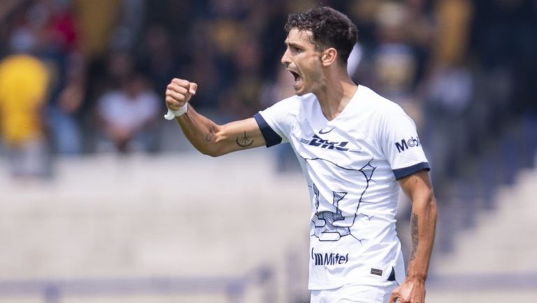 Juan Ignacio Dinenno vuelve al XI titular de Pumas para el duelo ante Querétaro