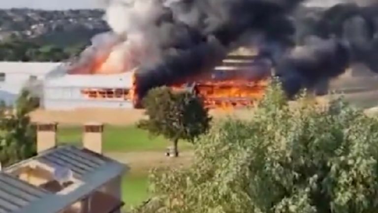 Marco Simone Golf & Country Club sufrió un incendio 