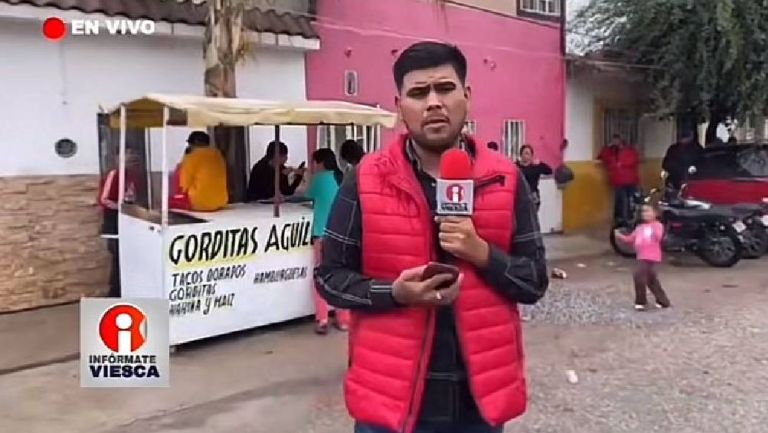 Reportero cubre noticia de un fallecimiento y se entera que el muerto es su primo