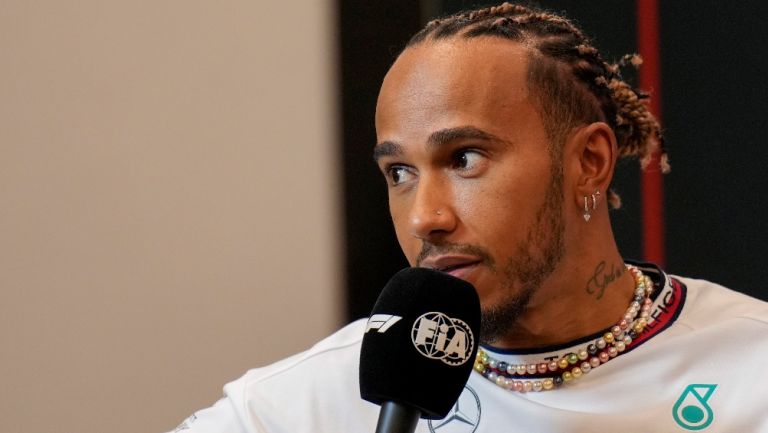 Hamilton previo a la carrera en el Circuito de las Américas