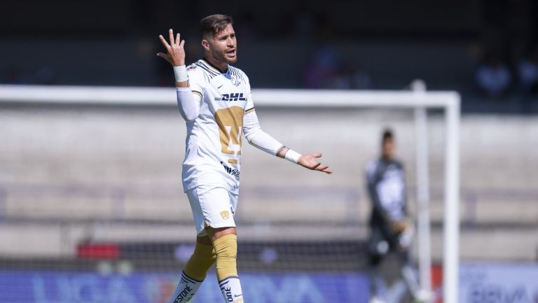 'Palermo' Ortiz volverá a la titularidad con Pumas en el duelo ante Necaxa