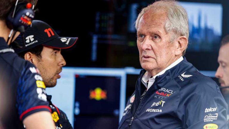 Helmut Marko niega rumores de la llegada de Fernando Alonso: 'Pérez conducirá con nosotros'