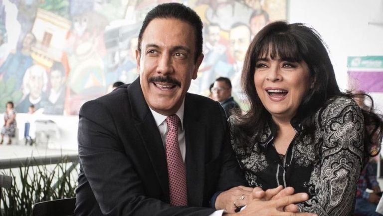 Victoria Ruffo y Omar Fayad