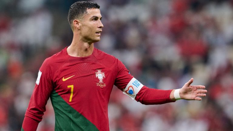 Cristiano Ronaldo con Portugal en Qatar 2022