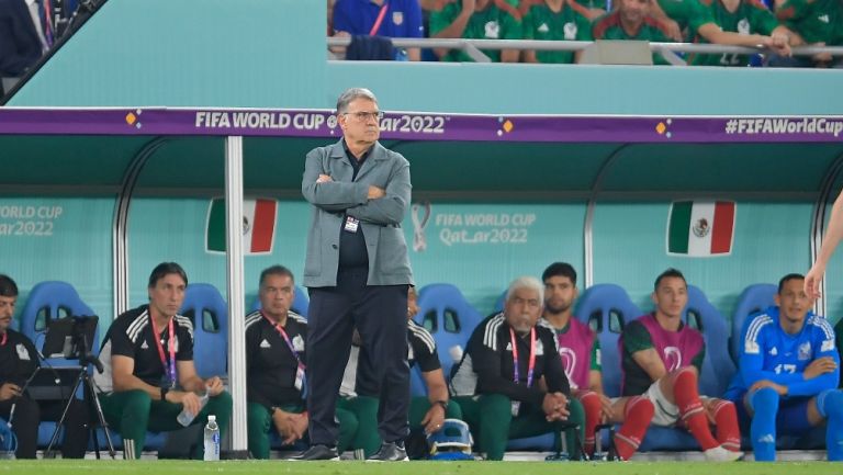 Gerardo Martino durante la Copa del Mundo de Qatar 2022 